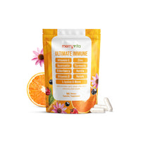Immune Support Vitamin C Capsules with Quercetin, Zinc, Turmeric, Elderberry, Nettle, Vitamin D, Reishi, L-lysine & More- 180 Capsules